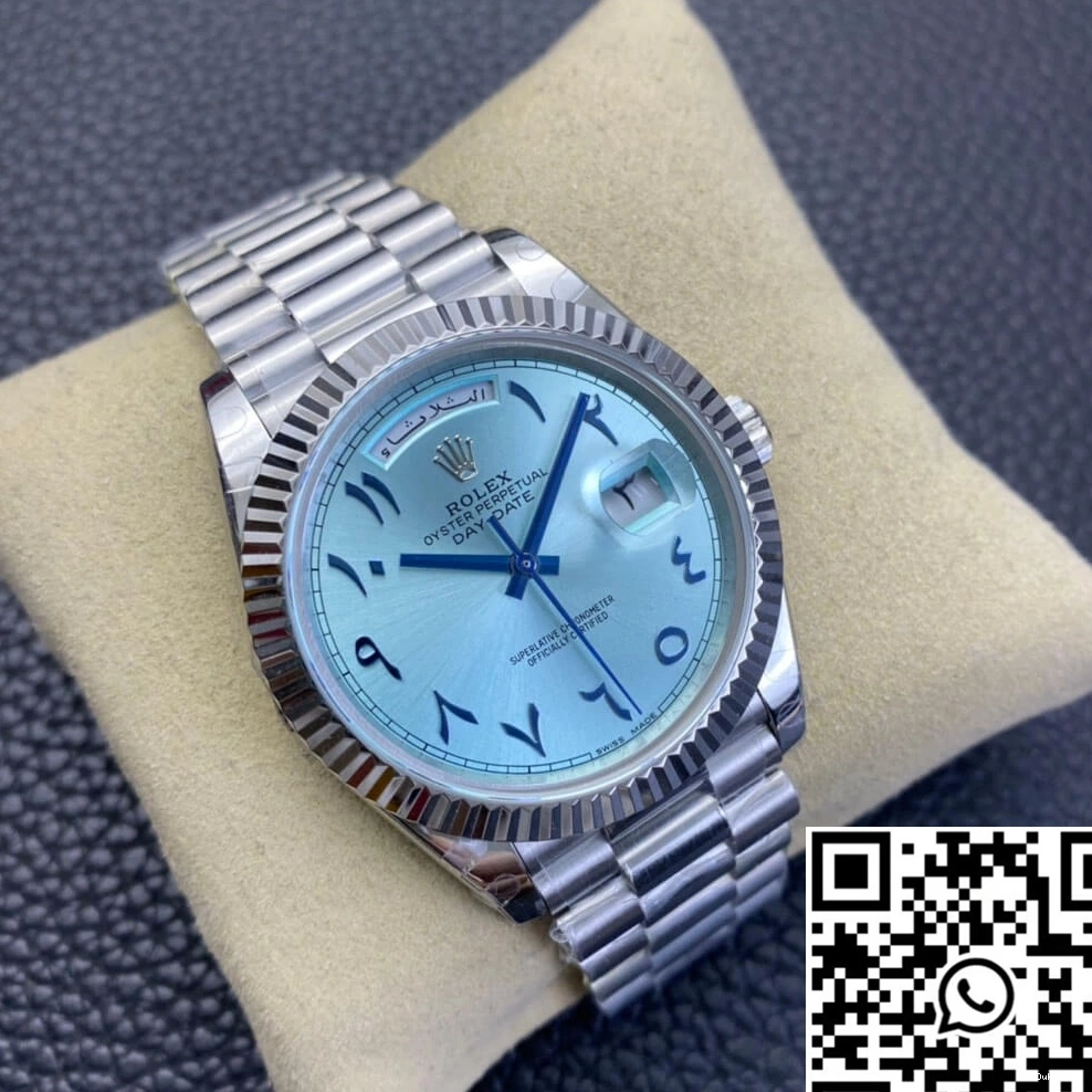 Blue Dial East Ice Customization Middle Date Rolex Day BP Factory 0312